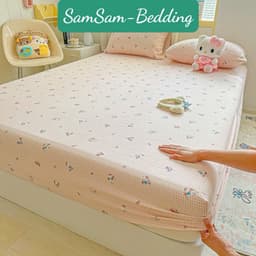 Ga Gối 3 món cotton dệt Chất liệu mềm mịn,thoáng mát sợi vải mượt, thấm hút tốt, giặt lên vẫn mềm 3