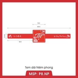 Tem Tết nhãn dán Tết niêm phong, Tem Chúc Mừng Năm Mới mã P89 3
