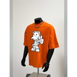 Áo Thun Nam Nữ in Hình Vải Cotton 2c Dày Dặn Đứng Form 2