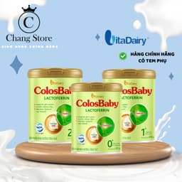 [CHÍNH HÃNG] Sữa Colosbaby Lactoferin đủ số 0+1+2+ 800gr Vitadairy hỗ trợ tiêu hóa đề kháng 6