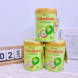 [CHÍNH HÃNG] Sữa Colosbaby Lactoferin đủ số 0+1+2+ 800gr Vitadairy hỗ trợ tiêu hóa đề kháng 9