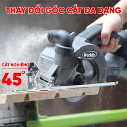 1 Máy cưa đĩa đa năng WORKFIX WF-CS150PRO, Tốc độ 6800v/p, Đường kính tối đa 150mm, Tặng 3 lưỡi cắt 9