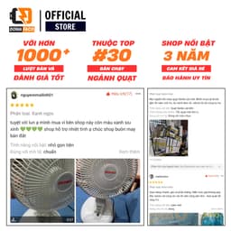 Quạt bàn mini, quạt để bàn B102 senko nhỏ gọn cắm điện công xuất 28W 2 cấp độ gió chính hãng 2