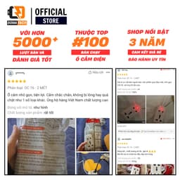 Ổ cắm điện kéo dài 2 ngả liền dây VINAKIP mini 2m 3m chống giật chịu tải bảo hành 1 năm chính hãng 2