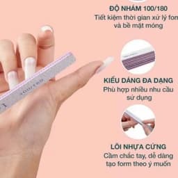 Dũa Móng OPI loại Dày chuyên dụng cho dân làm nail 2 mặt nhám Tiệm Nail Nhà SuMi 4