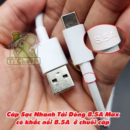 [ZIN Bóc Máy] Cáp Sạc Nhanh 8.5A Flash Charge 90W VIVO / iQOO USB Type-C Chính Hãng 4