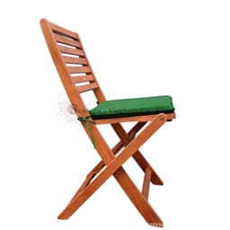 SET 2 Nệm Ngồi Ghế 39x39cm, Vải Polyester Trượt Nước Cao Cấp - Đệm Lót Ghế Gỗ cafe, Chống Thấm Màu Xanh lá (2 Cái/Túi) 6