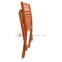 COMBO 2 Ghế Xếp Gỗ SUNFURN SF46 (TẶNG KÈM NỆM MÀU XANH LÁ) - Gỗ Bạch Đàn Nam Phi NK, dùng Cho Sân Vườn, Cafe, Ban Công 8