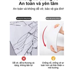 OOKAS Gương dán toàn thân  chống vỡ  thân 20cm - 40cm 5