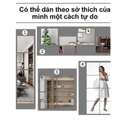 OOKAS Gương dán toàn thân  chống vỡ  thân 20cm - 40cm 7