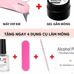[Mua 1 Tặng 5] Combo Máy Gắn Nail Box mini Tại Nhà - nhanh gọn tiện lợi dễ dùng 2
