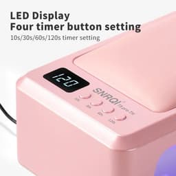 Máy hơ T8 ,máy hơ gel SNRQI T8 PRO phiên bản màu hồng chính hãng 4