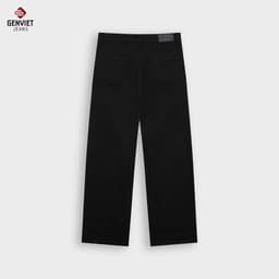 Quần Jeans Nữ Dài GENVIET JEANS Dáng Suông Vừa 8947 2