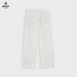 Quần Jeans Nữ Dài GENVIET JEANS Dáng Suông Vừa 8947 6
