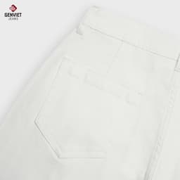 Quần Jeans Nữ Dài GENVIET JEANS Dáng Suông Vừa 8947 8