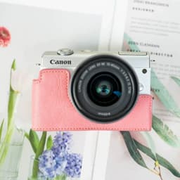 [SẴN] Case bao da máy ảnh Canon M200/M100/M10 nhiều loại 3