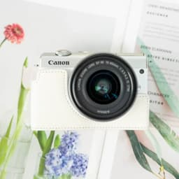 [SẴN] Case bao da máy ảnh Canon M200/M100/M10 nhiều loại 5