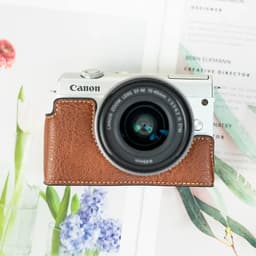 [SẴN] Case bao da máy ảnh Canon M200/M100/M10 nhiều loại 4