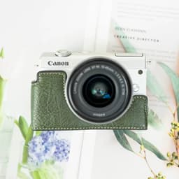 [SẴN] Case bao da máy ảnh Canon M200/M100/M10 nhiều loại 2