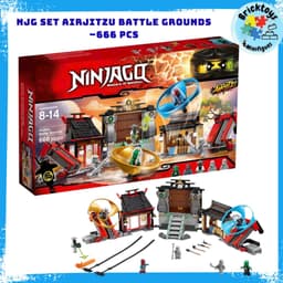[ Có Sẵn ] Đồ chơi mô hình xếp hình NJ nhân vật Airjitzu Battle Grouds - 666pcs 1