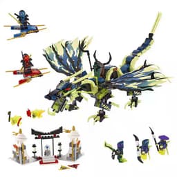 [ Có Sẵn ] Đồ chơi xếp hình mô hình NJ nhân vật set Attack of the Morro Dragon- Cuộc tấn công rồng moro - 658pcs 3