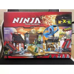 [ Có Sẵn ] Đồ chơi mô hình xếp hình NJ nhân vật Airjitzu Battle Grouds - 666pcs 2