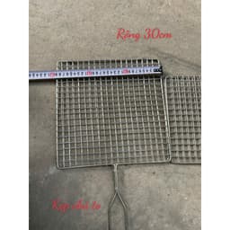 Vỉ kẹp chả, vỉ nướng thịt, vỉ nướng cá inox không gỉ cao cấp, bền bỉ và an toàn cho sức khỏe. 4