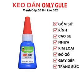 Keo OILY GLUE Đa Năng Gấp 50 Lần Keo 502 Trọng Lượng 20g Chất Lượng Siêu Bền Bỉ 1