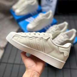 Giày thể thao Unisex màu Trắng kem họa tiết Sóng lượn 'Sò Kem', Size 36-44 5