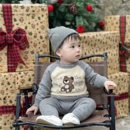 Bộ len sơ sinh nhiều mẫu cho bé trai bé gái hàng quảng châu 6-13kg 3