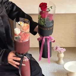 Cốt Ống Gói Hoa 1 Bông – Combo 10/20/30 Cái – Tặng Thiệp Cài – Gói Hoa Đơn Sang Trọng 5