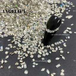 Túi đá khối chân bằng Super Mini siêu nhỏ cho móng tay (đựng khoảng 100 viên) Nail Michi 2
