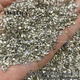 Túi đá khối chân bằng Super Mini siêu nhỏ cho móng tay (đựng khoảng 100 viên) Nail Michi 3