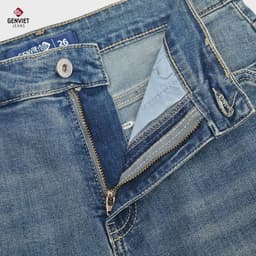 [ẨN] Quần Dài Nữ GENVIET JEANS Chất Liệu Denim Cao Cấp Dáng Loe Cạp Cao Thời Trang 8843 4