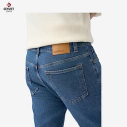 Quần Dài Jean Nam GENVIET JEANS Dáng Ống Đứng Dài 8922 4