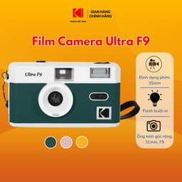 Máy Ảnh Film Camera Kodak Ultra F9 Bảo hành 12 tháng, Tích hợp Flash, Màu cổ điển 1