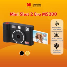Máy Ảnh In Lấy Ngay KODAK MINI SHOT MS200, Bảo hành 12 tháng, Kết nối Bluetooth, 2.1x3.4 inch 1
