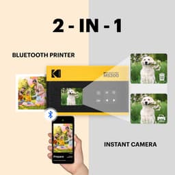 Máy Ảnh In Lấy Ngay KODAK MINI SHOT MS200, Bảo hành 12 tháng, Kết nối Bluetooth, 2.1x3.4 inch 8