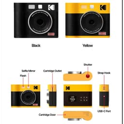 Máy Ảnh Chụp Lấy Ngay Kodak Mini Shot MS300, 3x3 inch, Bảo hành 12 tháng 7