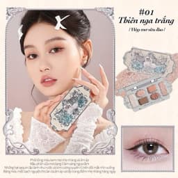 [HỎA TỐC]  Bảng phấn mắt Thiên Nga Flower Knows Swan Ballet 5