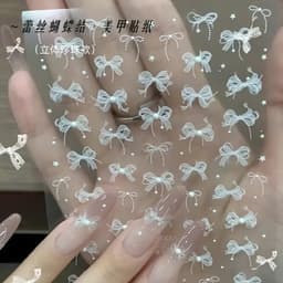 Stick Nơ 5D nhiều màu xinh đẹp, siêu hot cho nail Nail Michi 3