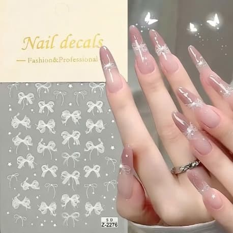 Stick Nơ 5D nhiều màu xinh đẹp, siêu hot cho nail Nail Michi