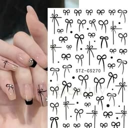 Stick Nơ 5D nhiều màu xinh đẹp, siêu hot cho nail Nail Michi 5