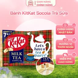 KitKat Vị Trà Sữa Nhật Bản Nestlé Mini Milk Tea – Socola Wafer Giòn Ngon, Nội Địa Nhật Bản 1