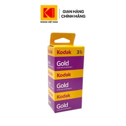 3 Cuộn phim Kodak Gold GB Film 200 135 36 Exp - Pack of 3 pcs, Số ảnh 36, In date T12/2026 3