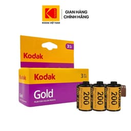 Kodak Gold GB Film 200 135 24 Exp | 3 cuộn | Số ảnh 24 | In date T12/2026 2