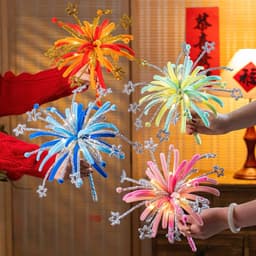 Set Tự Làm Pháo Hoa Bằng Kẽm Nhung – Phụ Kiện Handmade DIY Trang Trí Tết 9