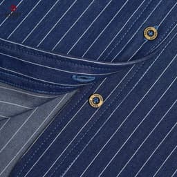 [ẨN] Sơ Mi Cộc Tay Nữ GENVIET JEANS Dáng Ôm Vừa Kẻ Sọc – 100% Cotton Thoáng Mát 9011 4