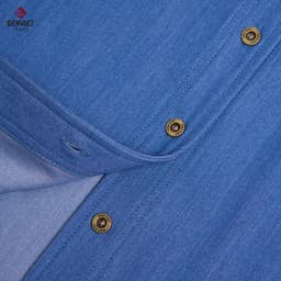 [ẨN] Sơ Mi Cộc Tay Nữ GENVIET JEANS Dáng Ôm Vừa Kẻ Sọc – 100% Cotton Thoáng Mát 9011 7