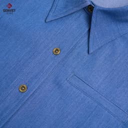 [ẨN] Sơ Mi Cộc Tay Nữ GENVIET JEANS Dáng Ôm Vừa Kẻ Sọc – 100% Cotton Thoáng Mát 9011 8